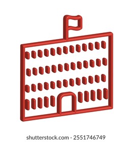 University icon illustration vector design template