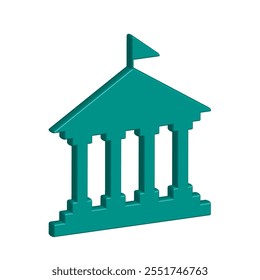 University icon illustration vector design template