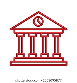University icon illustration vector design template