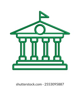 University icon illustration vector design template