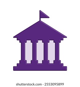 University icon illustration vector design template