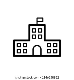 University icon library sign symbol.