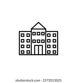 University icon in liner stroke style
