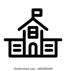 university icon or logo isolated sign symbol vector illustration - high quality black style vector icons
