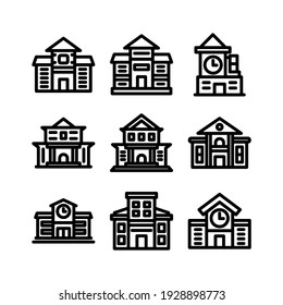 university icon or logo isolated sign symbol vector illustration - Collection of high quality black style vector icons
