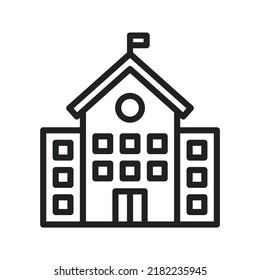 University icon vector image. Can also be used for Physical Fitness. Suitable for mobile apps, web apps and print media.