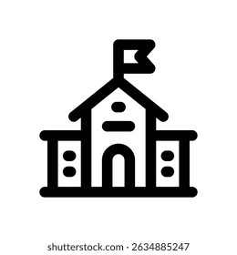 university line icon. Clean and minimalist vector icon for websites, mobile apps, presentations, and logos. Fully scalable and customizable for any project.