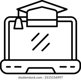 University Line vector Icon Design