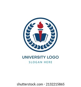 Diseño vectorial de la academia universitaria
