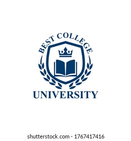 University logo concept vector. University logo template