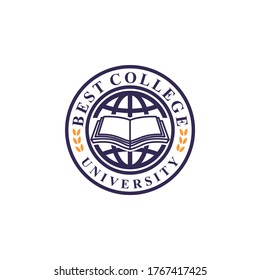 University logo concept vector. University logo template