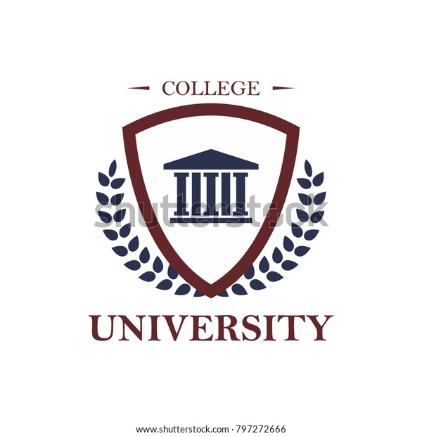 University Logo Design Stock Vector (Royalty Free) 797272666 | Shutterstock