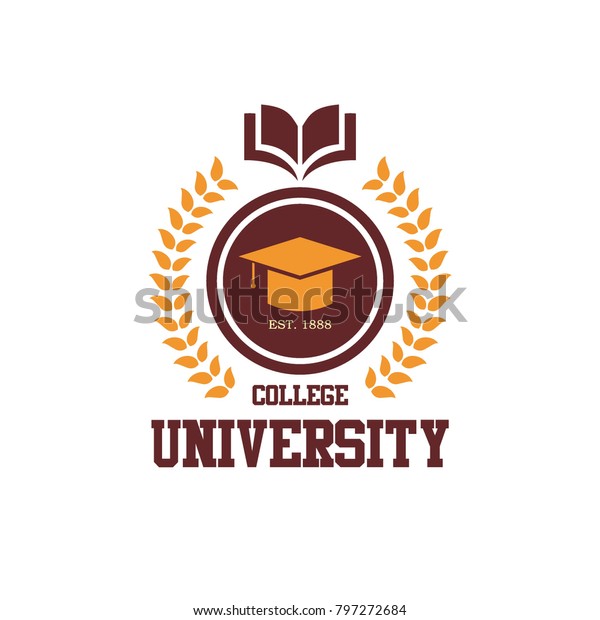 University Logo Design Stock Vector (Royalty Free) 797272684