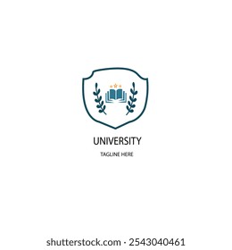 university logo design set vector set
