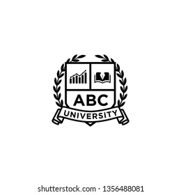 University Logo Design Vector Stock Vector (Royalty Free) 1356488081