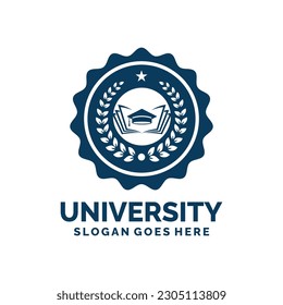 University logo design vector illustration