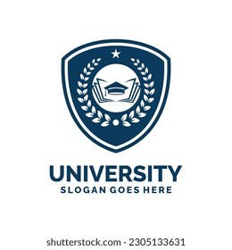 University logo design vector illustration
