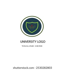 university logo design vector set colorful logo 