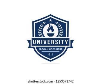 University logo template