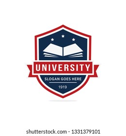 University Logo Template Stock Vector (Royalty Free) 1331379101 ...