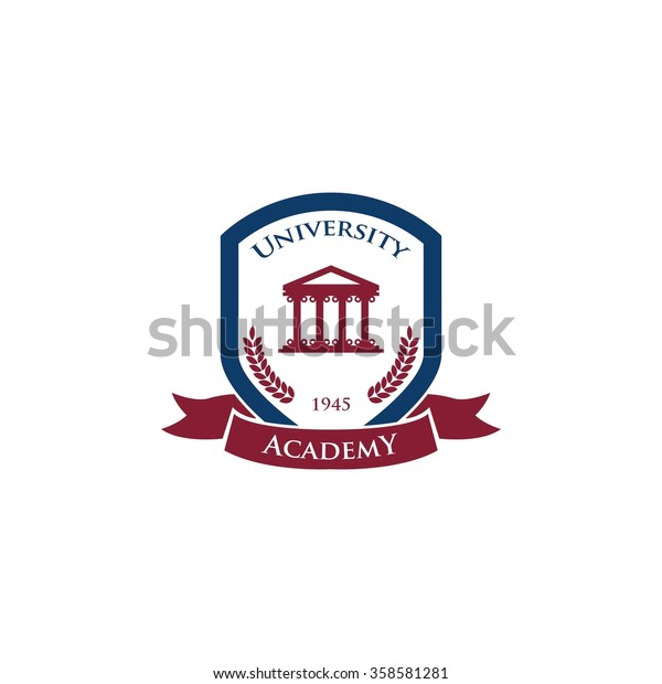 University Logo Template Stock Vector (Royalty Free) 358581281