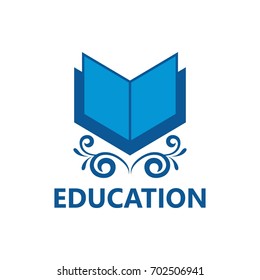 University logo template. Education icon for school logo