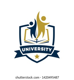 University logo template vector illustration