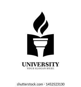 University logo template vector illustration