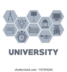 University round icons