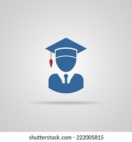 University, school education icon. vector illustrations