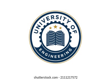 Inspiración en el diseño del logotipo del emblema de la escuela universitaria