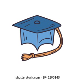 University and school graduation cap