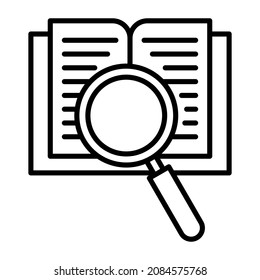 University Search icon vector image. Can also be used for web apps, mobile apps and print media.