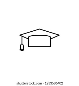 university sign icon. Element of navigation sign icon. Thin line icon for website design and development, app development. Premium icon
