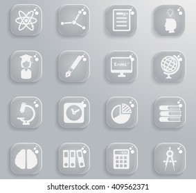 University simply icons for web and user interface