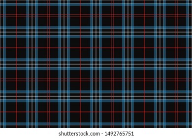 University Tartan.  Seamless pattern for fabric, kilts, skirts, plaids, interior decoration.