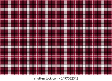 University Tartan.  Seamless pattern for fabric, kilts, skirts, plaids, interior decoration.