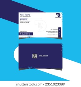 University Teacher visiting card Templete | Business card design