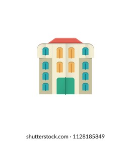 University vector flat icon