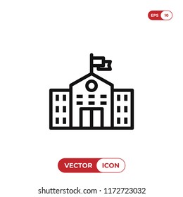 University vector icon