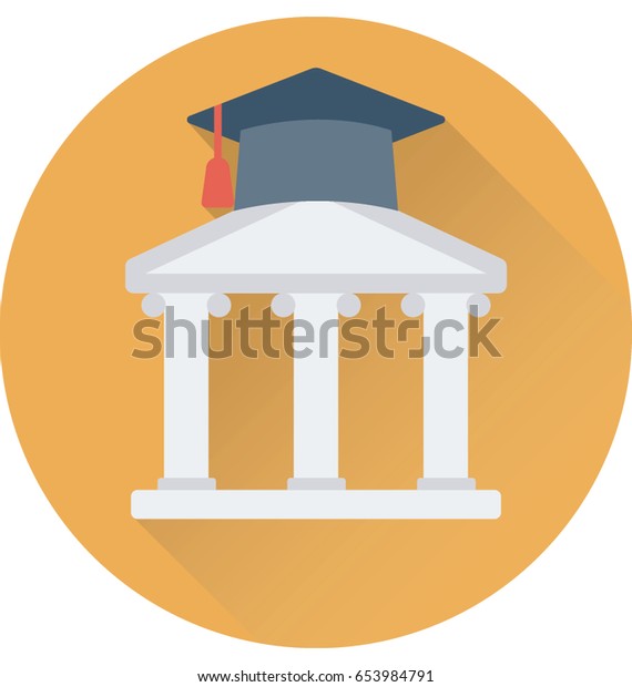 university vector icon stock vector royalty free 653984791 shutterstock