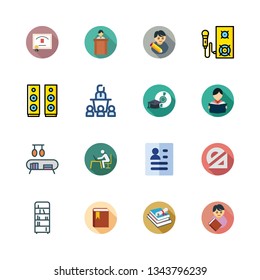 university vector icon set