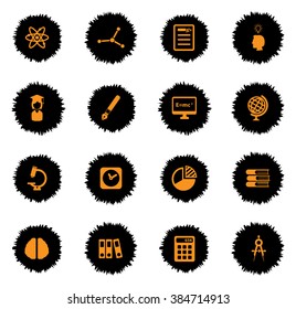 University vector icons for web sites and user interface