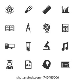 university vector icons for your creative ideas