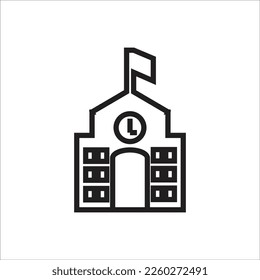 university vector line new icon