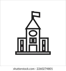 university vector line new icon