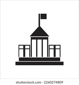 nuevo icono de la línea vector universitaria
