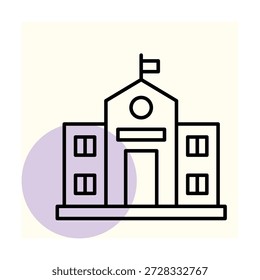 Vector universitario, píxel perfecto, archivo ilustrador 