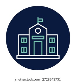 Vector universitario, píxel perfecto, archivo ilustrador 