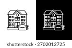 University White Icon Set Design